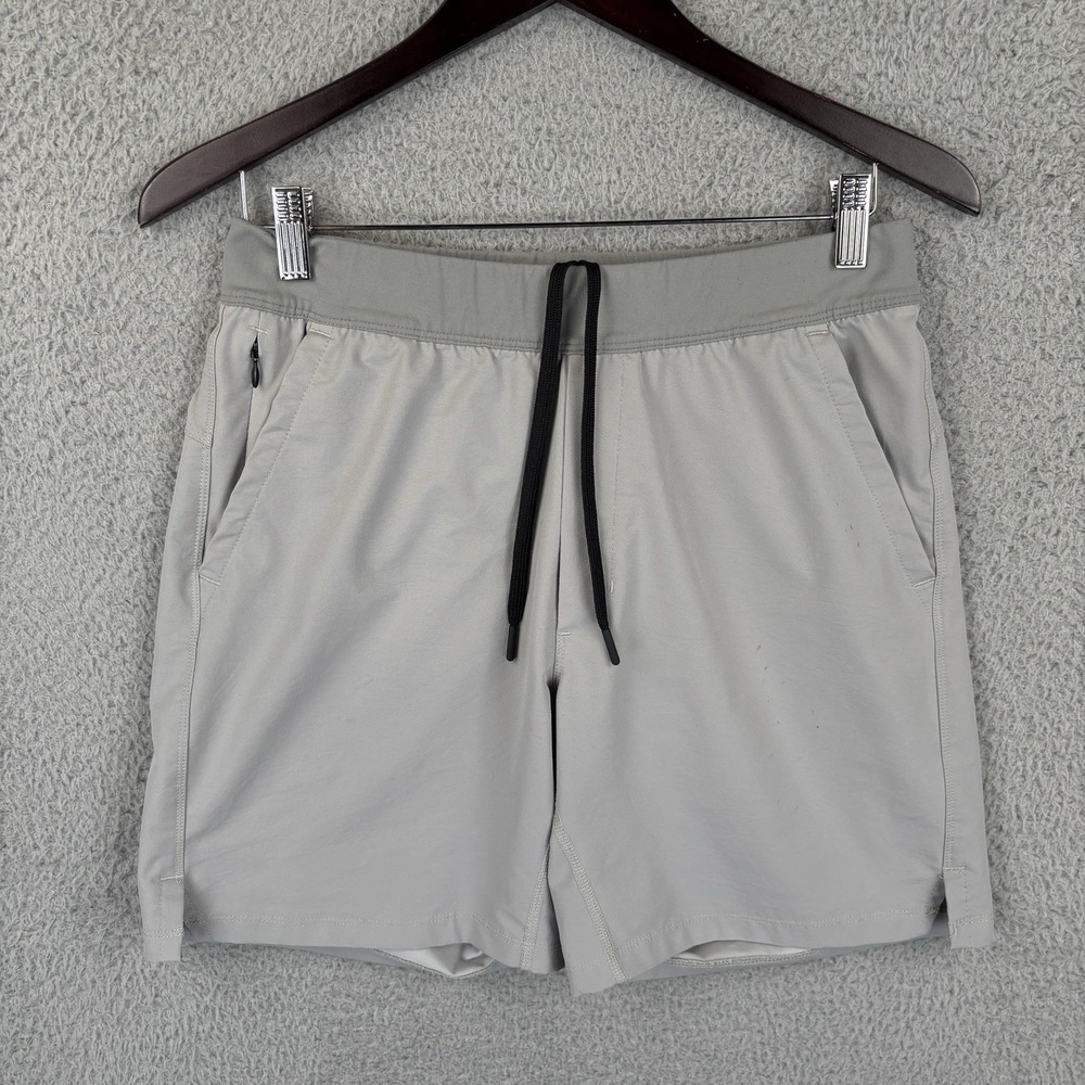 Public Rec ADED All Day Every Day Shorts Mens 30 Gray‎ Performance 7" Zip Pocket